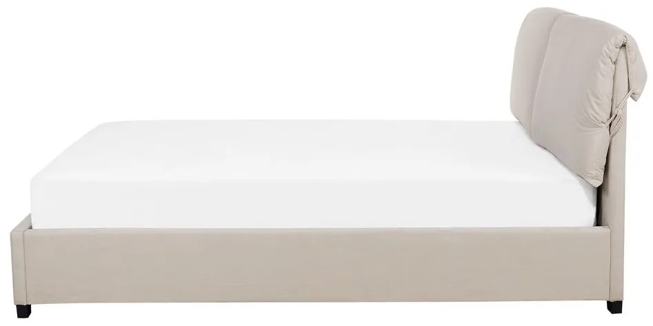 Franciaágy 140 cm BELLA (ágyráccsal) (bézs). 1007170