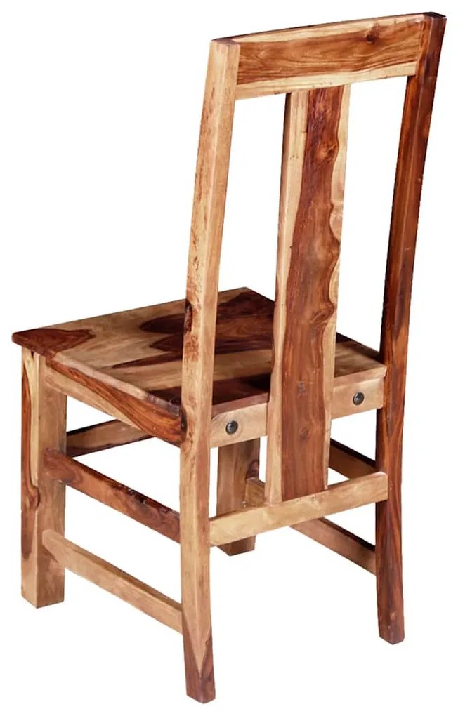 4 db tömör fa étkezőszék