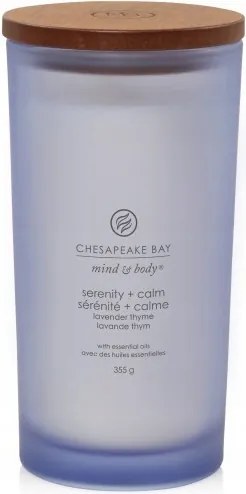Nagy gyertya Serenity &amp; Calm (Lavender Thyme) Chesapeake Bay Candle