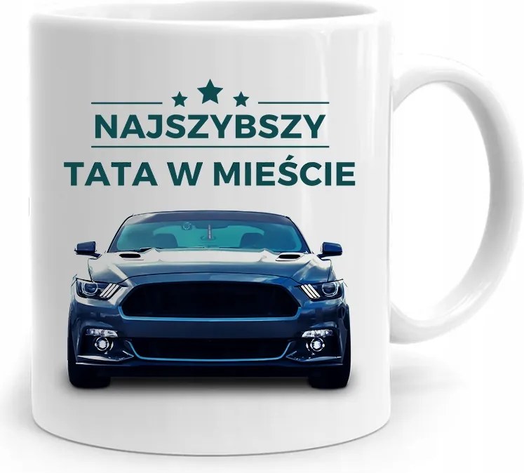 Apák Napi Bögre Apáknak A Leggyorsabb A Városban fényképes nyomattal