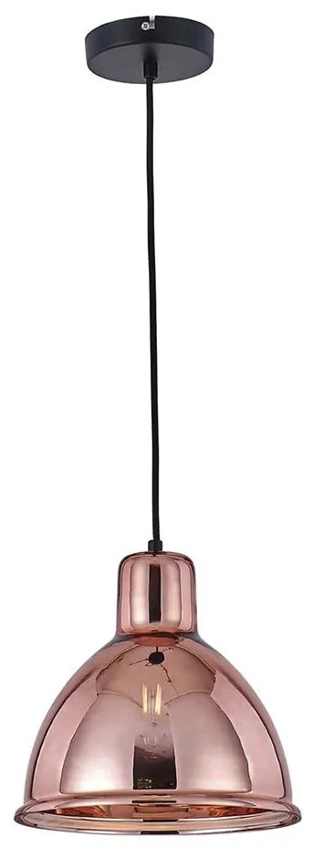 Klausen 111012 - Csillár zsinóron CREATE 1xE27/11W/230V rose gold