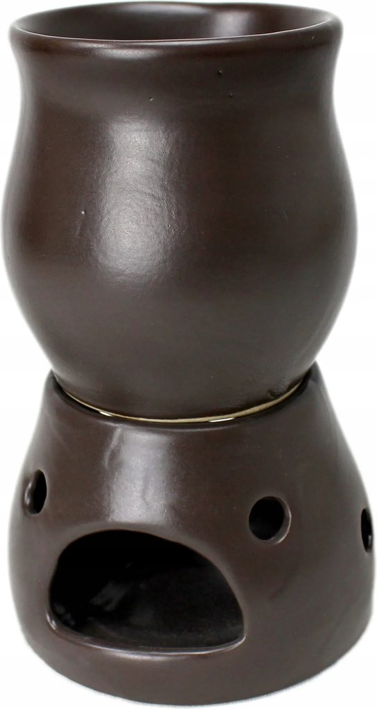 Kerámia bögre 0,2l melegítővel sötétbarna