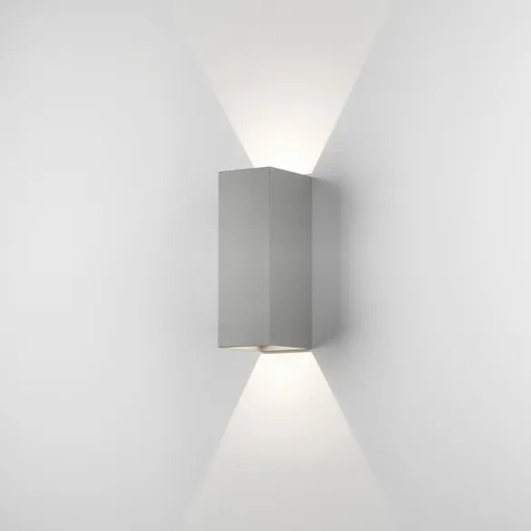 ASTRO LIGHTING 1298008 OSLO Modern Kültéri Fali Lámpa Ezüstre Festett LED IP44