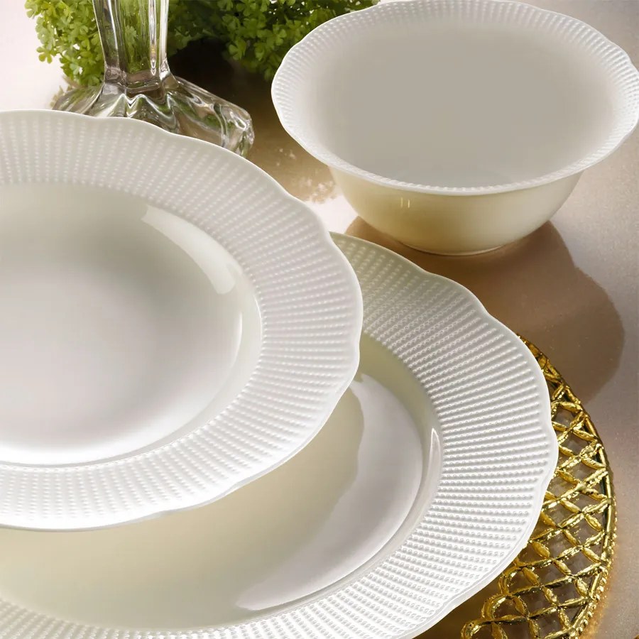 24 részes porcelán étkészlet