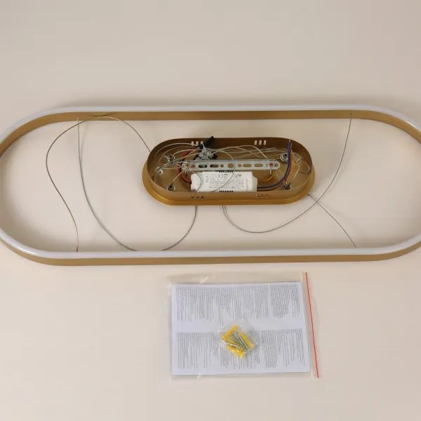 Brilagi - LED zsinóros csillár PONDIE LED/44W/230V 80x30 cm aranyszínű