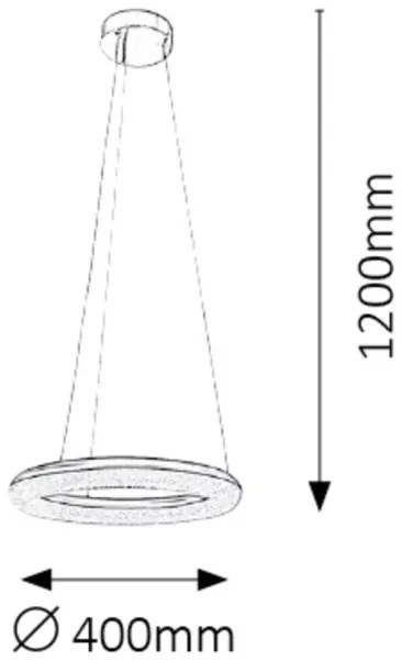 Rabalux 2565 - GEORGINA LED 24W/230V állítható fehér csillár