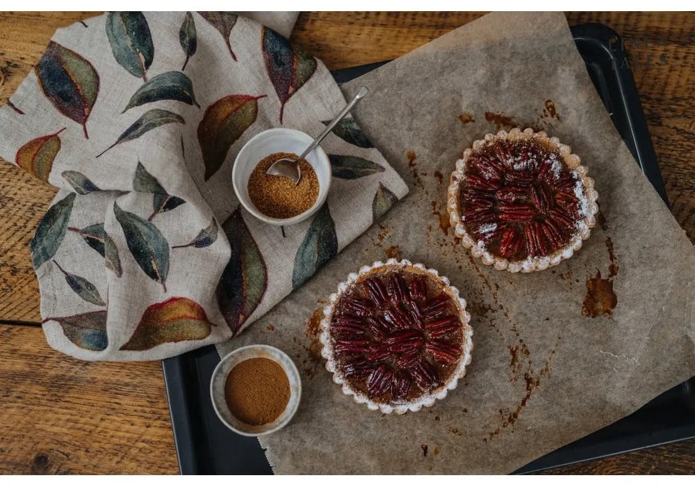 Len tányéralátét 35x45 cm Golden Fall – Linen Tales