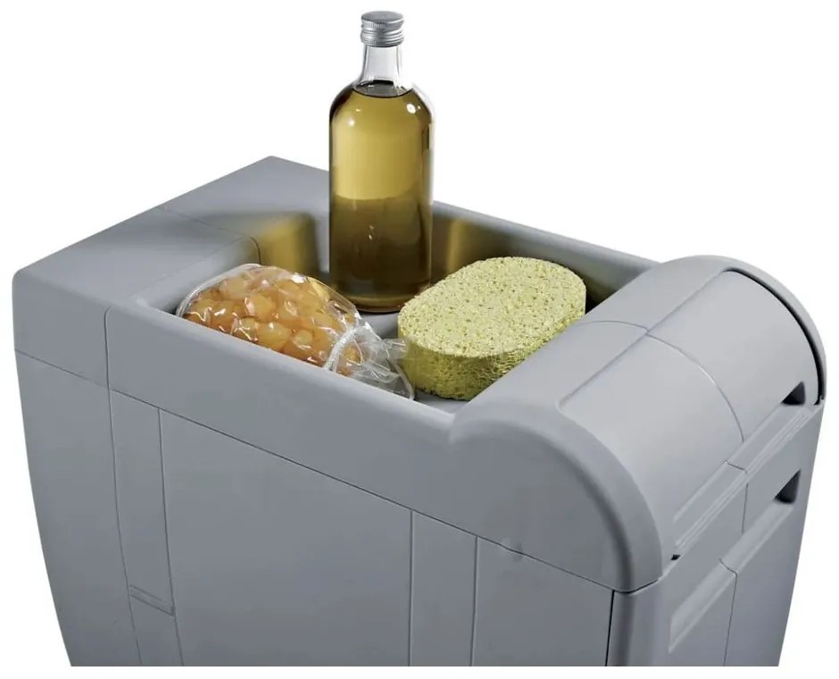 Műanyag szemetes szelektív hulladékhoz/beépíthető 18 + 12 + 12 + 8 l City - Elletipi