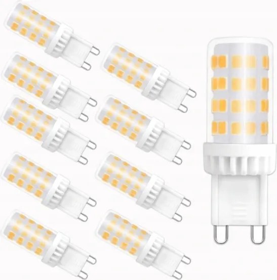 10X Led izzó G9 5W =55W meleg semleges hideg Prémium nem villog
