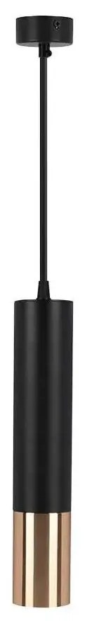 Csillár rúdon 1xGU10/35W/230V 30 cm fekete/arany