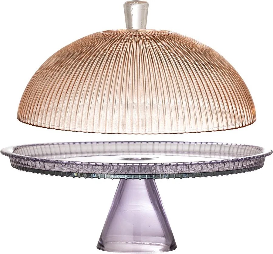 Üveg tálca fedéllel Tayo – Bloomingville