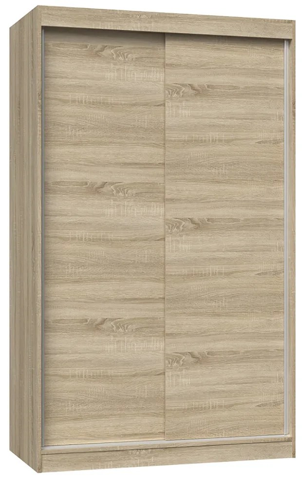 Aldabra IGA 160 B tolóajtós gardróbszekrény 120x61x200, sima, sonoma