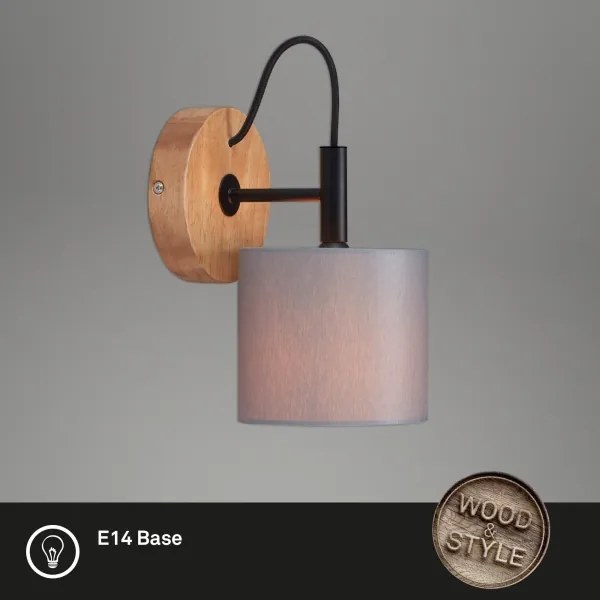 Briloner 2075-014 - Fali lámpatest 1xE14/25W/230V