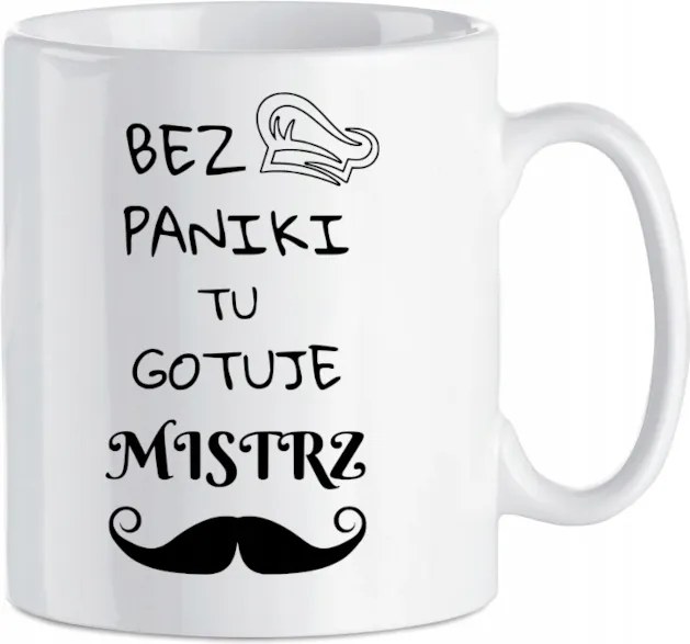 Bögre Ajándék Pánik Nélkül Főz Mester 330 ml