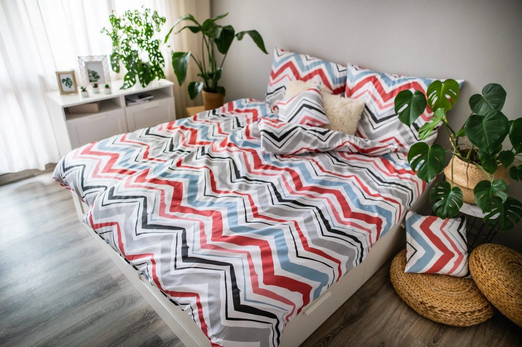 3 részes lepedő pamut szatén Marína 200x140cm+90x70cm TiaHome