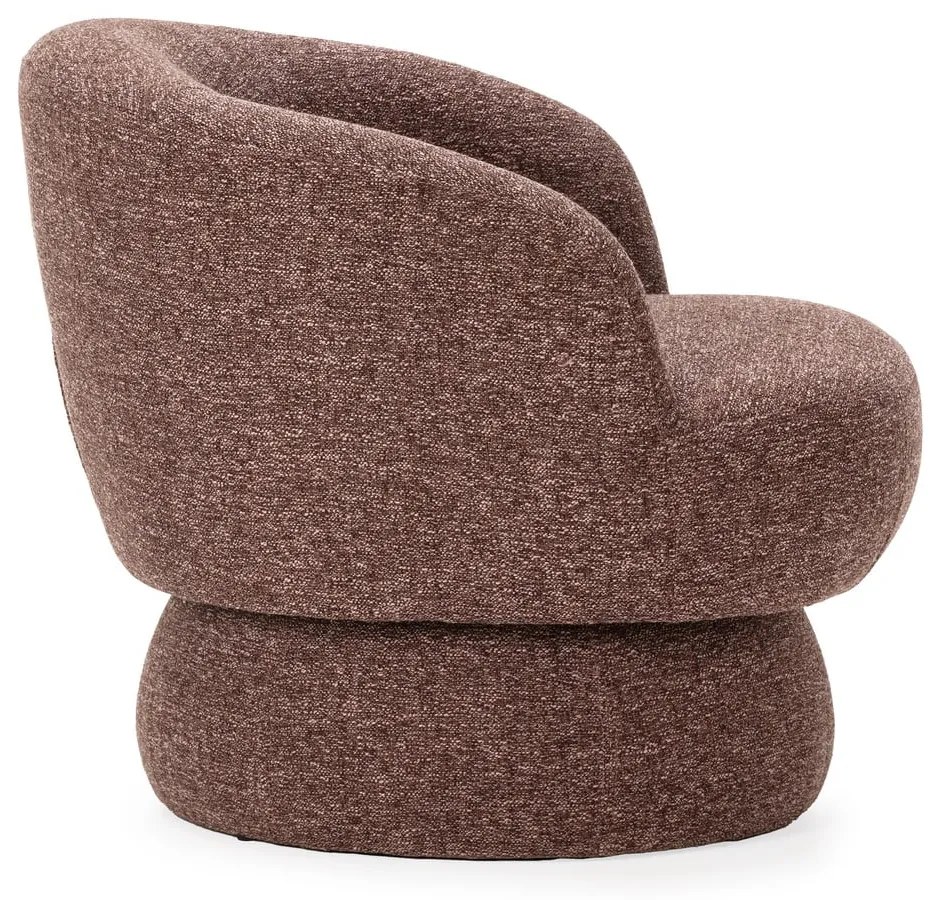 Lila-barna forgó fotel Dali – MOME