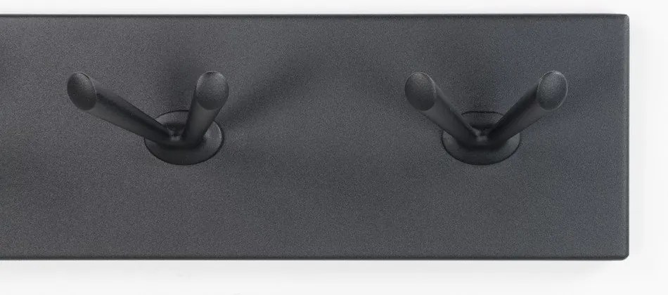 Fekete fém fali fogas 104,5 cm Pull – Spinder Design