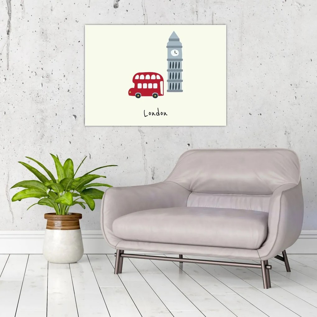 Üveg kép - Európa városai N⁰3 (70x50 cm)