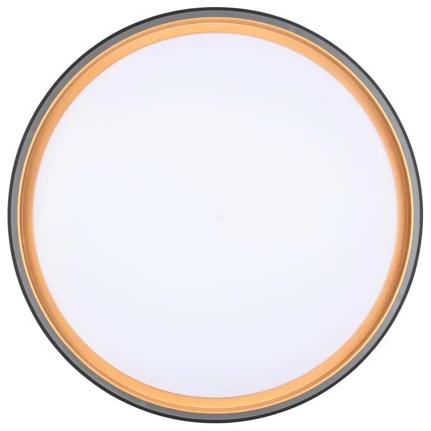 Fekete LED mennyezeti lámpa ø 40 cm Felis – Reality