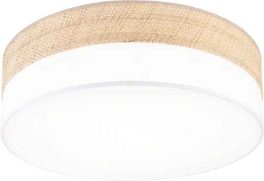 LED mennyezeti lámpa SIRJA BOHO LED/36W/230V Ø 45 cm bézs/fehér