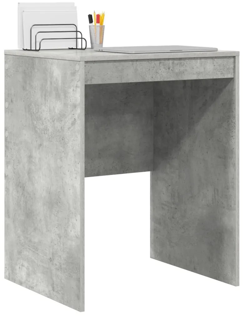 Asztal Beton szürke 60 x 50 x 76 cm Faanyag