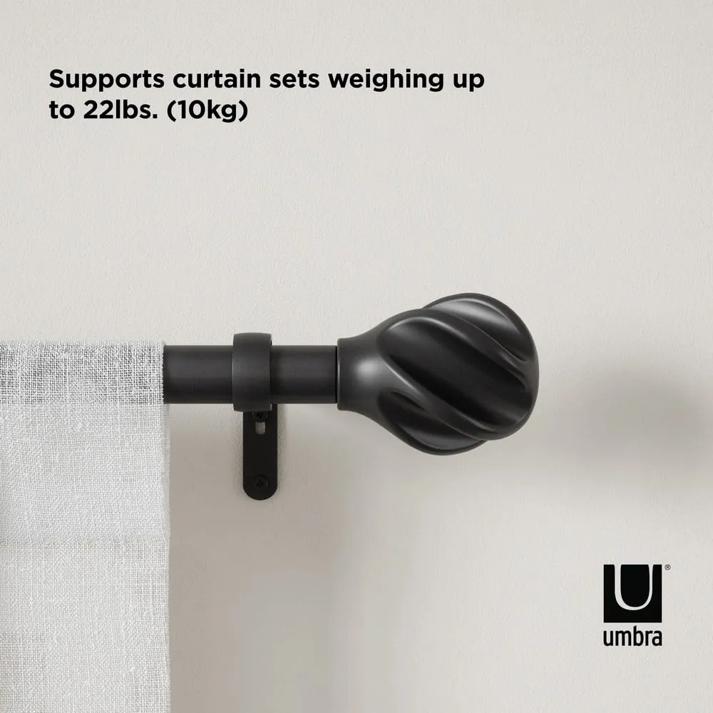 Acél bővíthető függönykarnis 107 - 305 cm Helix – Umbra