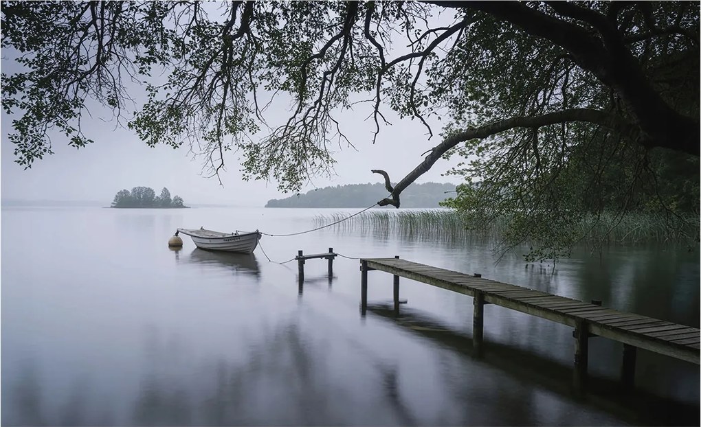 Fali fotótapéta előszoba konyhába Csendes tó 416x254 Ragasztó