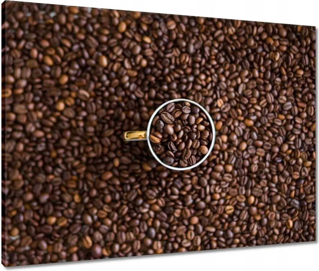 Vászonkép 80x60 Kávébab