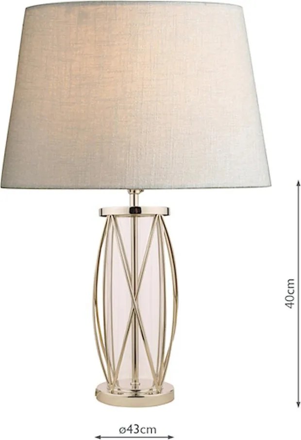 Laura Ashley Beckworth 3725834-Q Asztali lámpa IP20