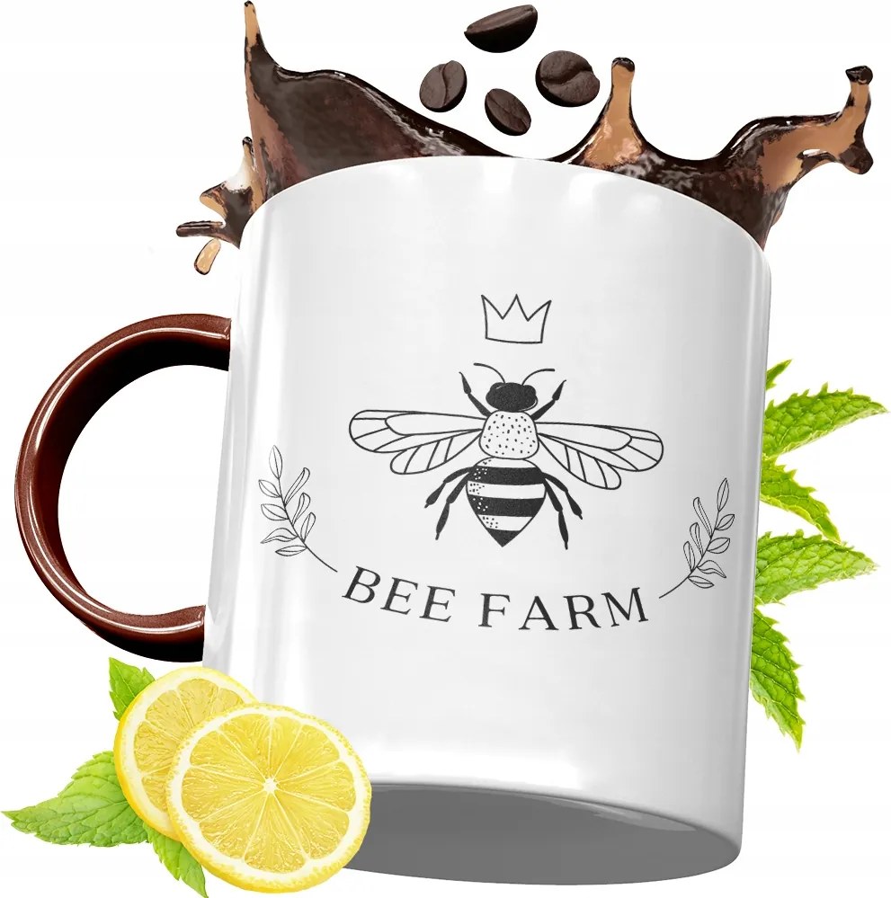 Bordó Bögre Méhésznek Születésnapra Ajándék fényképes nyomattal