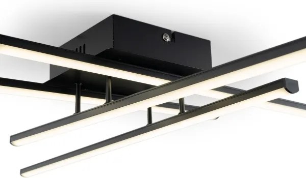 Brilagi - STRIPES LED mennyezeti lámpatest LED/37W/230V fekete