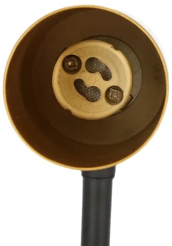 Fali lámpa TINA 1xGU10/15W/230V fekete/arany