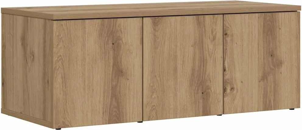 vidaXL kézműves tölgy színű szerelt fa TV-szekrény 80x34x30 cm
