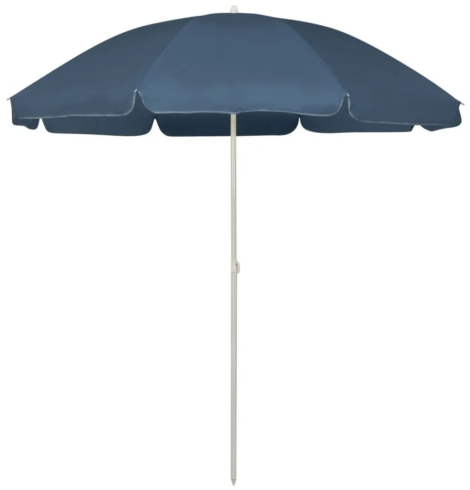 kék strandnapernyő 240 cm