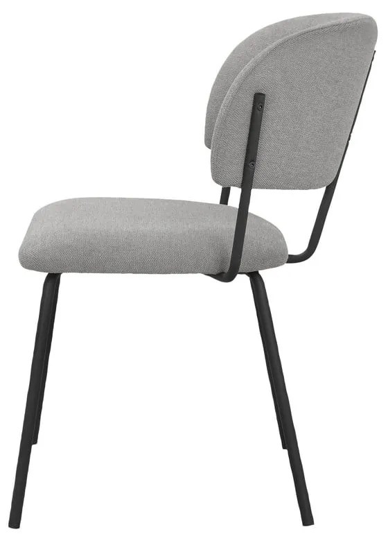 Szürke étkezőszék szett 2 db-os Claudia – Støraa