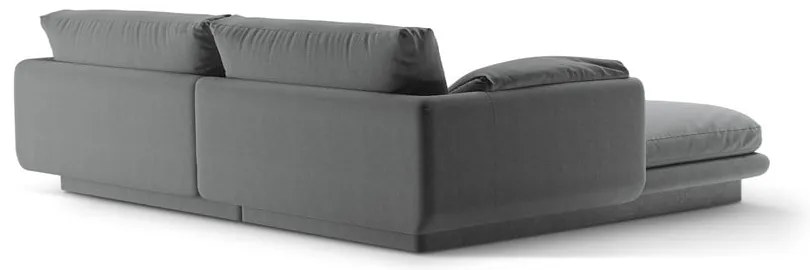 Sötétszürke sarokkanapé (jobb oldali) Torino – Micadoni Home