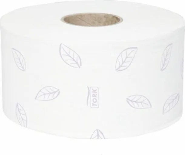 Toalettpapír, T2 rendszer, 3 rétegű, 18,7 cm ámérő, Premium, TORK Mini Jumbo, fehér (KHH366)