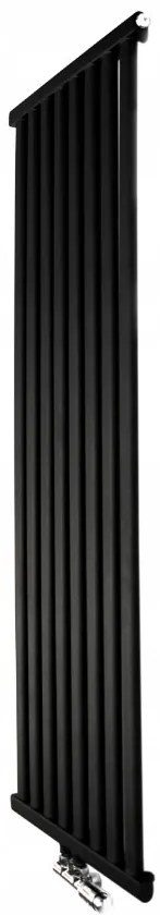 Regnis Kalipso MIR, fűtőelem 500x1800mm központi csatlakozással 50mm, 780W, matt fekete, KALIPSOMIR/1800/500/D5/BLACK