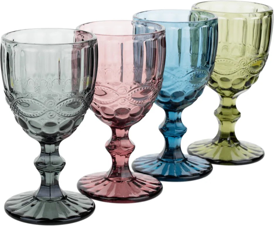 4 darabos borospohár készlet, 240ml, SAVOY TYP 3