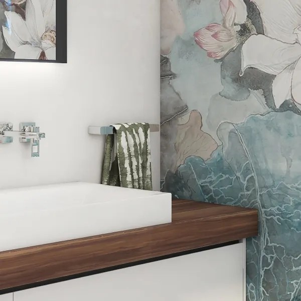 NIMCO MA 29035-26 - Fali törölközőtartó MAYA 36 cm fényezett króm