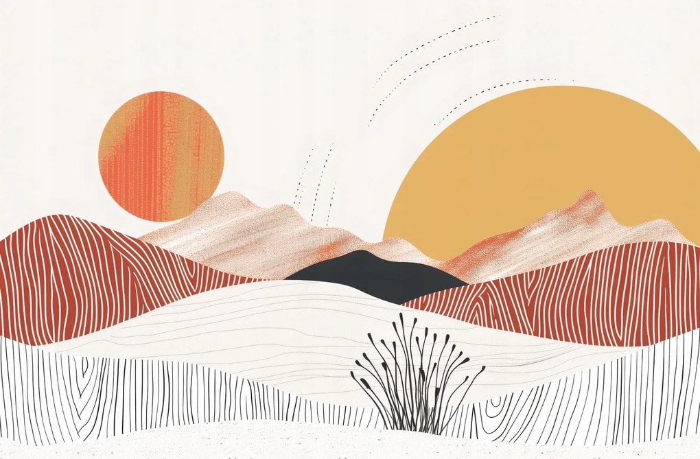 Poszter 91,5x60cm Táncoló Nap