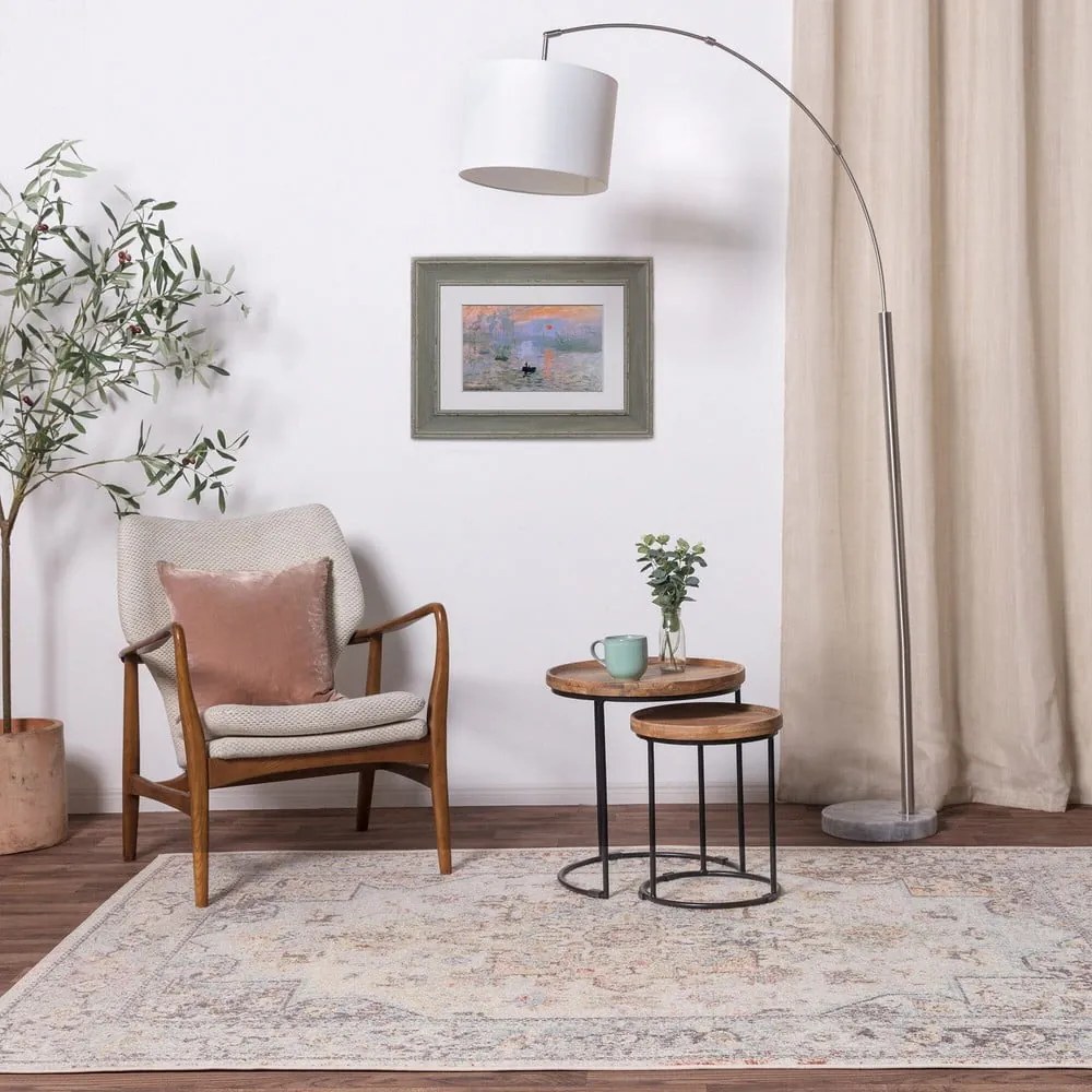 Krémszínű szőnyeg 200x290 cm Flores – Asiatic Carpets