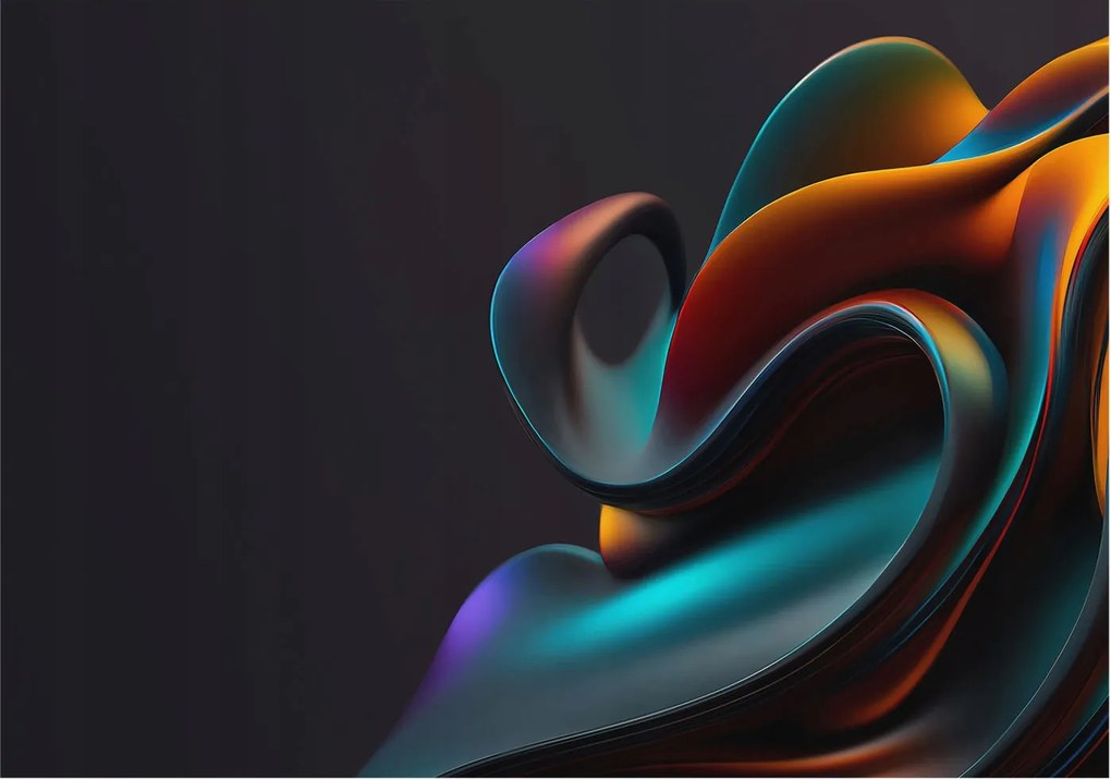 Fotótapéta Flizelina Nappali és Hálószoba Irodába Színes örvény 312x219 Ragasztó