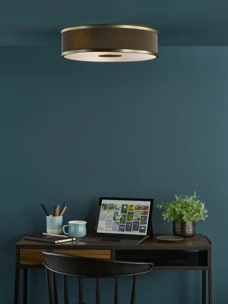 Dar Lighting modern mennyezeti lámpa alvaro antik bronz daralv5239