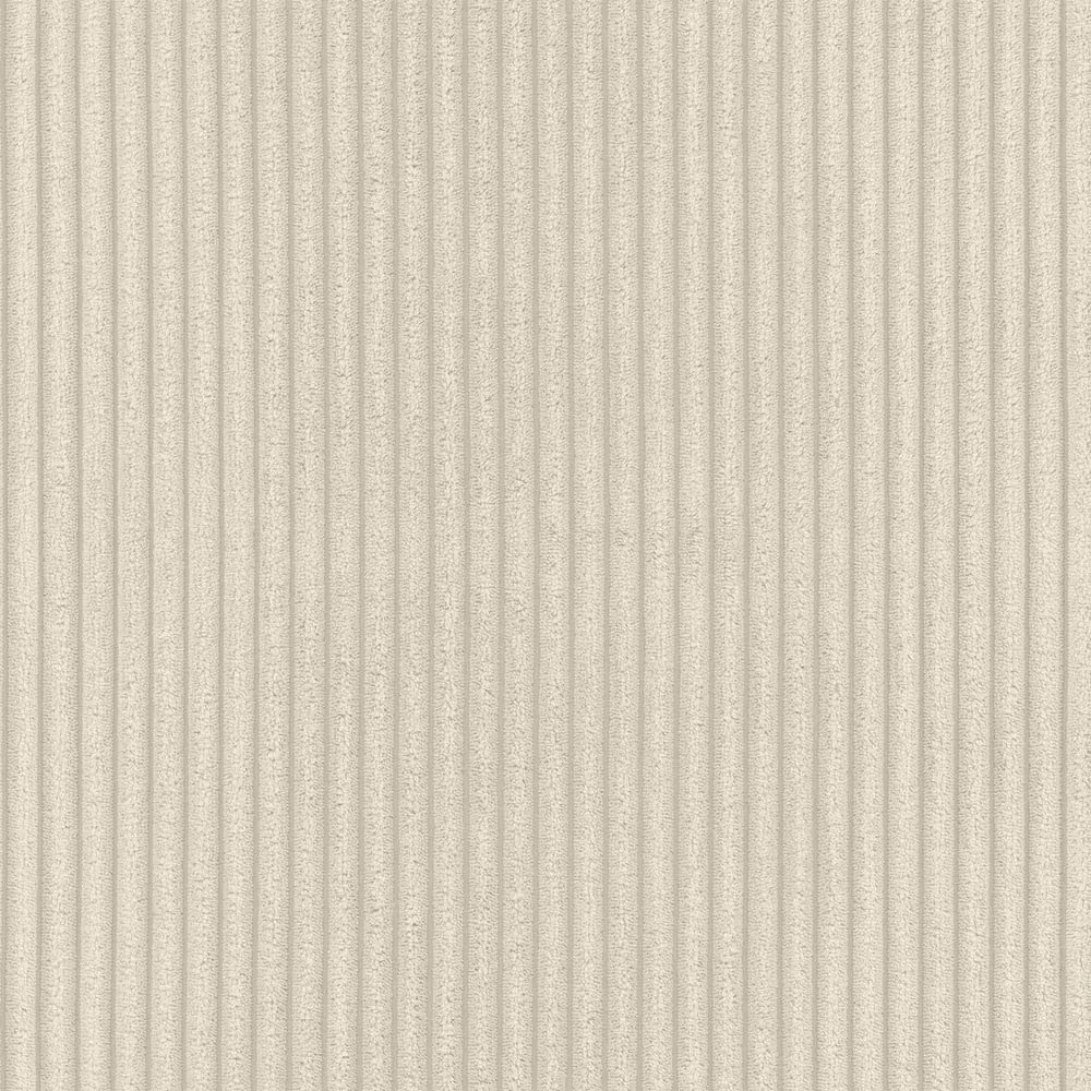 Krémszínű kordbársony kinyitható tárolóhelyes sarokkanapé (variálható sarok) Luma – Ropez