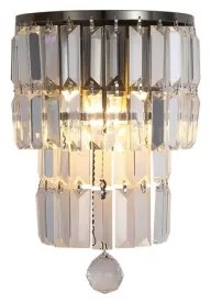 Searchlight 61321-2AB - Fali lámpatest EMPIRE 2xE14/7W/230V IP44