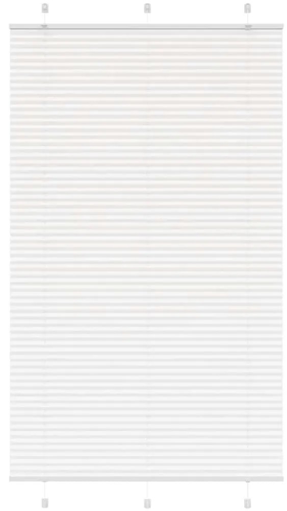 pliszírozott redőny Fehér 120x200cm szövetszélesség 119,4cm