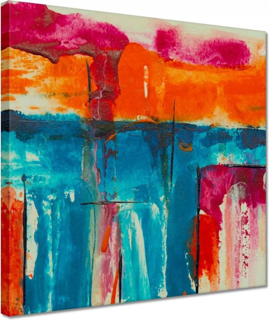 Festmények 30x30 Absztrakt Odette