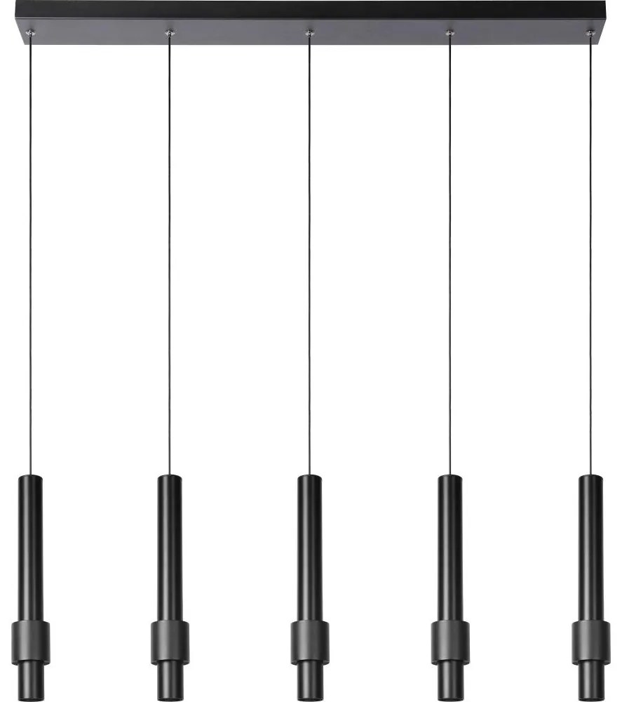 Lucide 24402/30/30 -LED Dimmelhető csillár zsinóron MARGARY 5xLED/4,2W/230V fekete