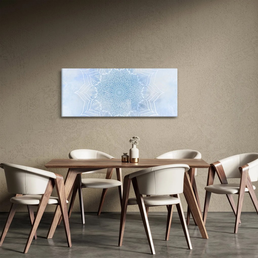 Kép - Téli mandala (120x50 cm)